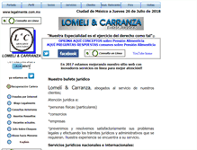 Tablet Screenshot of legalmente.com.mx