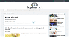 Desktop Screenshot of legalmente.it