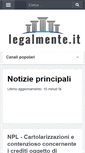 Mobile Screenshot of legalmente.it
